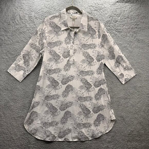 Charlie Paige NWT Women's Large Lightweight Swim Coverup Tunic Top Casual Beach - Picture 1 of 11